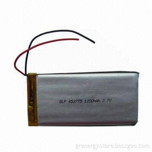 3.7V/1200mAh Lithium Polymer Battery Pack, Suitable for GPS, MP3/MP4 and iPad